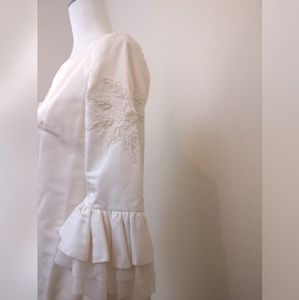 Vintage 1960s Constantino Bridal Gown in Ivory